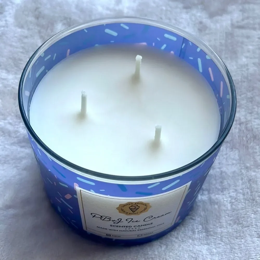 Bath & Body Works PB&J Ice Cream Candle